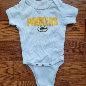 FREE With Purchase  - NFL Packers Diaper Shirt